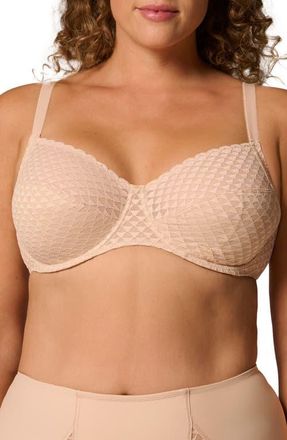 Simone P&eacute;r&egrave;le Subtile Underwire Spacer Bra in Peau Rose at Nordstrom, Size 32F
