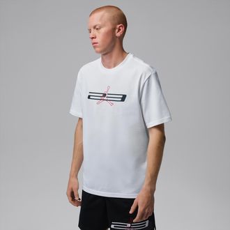 Nike Jordan Mens Jordan Sport Dri-FIT T-Shirt in White | IR0864-100