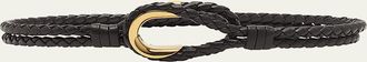 Bottega Veneta Braided Leather Waist Belt