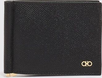 Ferragamo Portafoglio Gancini Ferragamo in pelle a grana