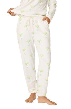 PJ Salvage Margarita Mama Pajama Pants in Ivory at Nordstrom, Size X-Large