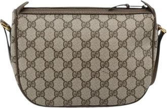 Gucci Pre-owned Vintage Cross Body Bag - Dames - Vintage Schoudertas - Beige - ONE Size - Vintage