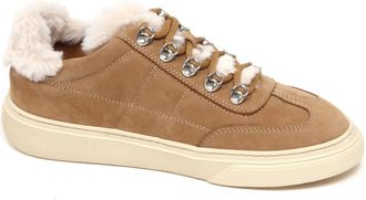 Hogan H365 Lage Sneakers - Dames - Sneakers - Beige - 36 EU - Leer - Schoenen