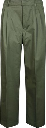 Amaranto Straight-Leg Side Seam Trousers
