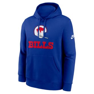 Nike Buffalo Bills Best Season Rewind Club Nike Mens NFL Pullover Hoodie in Blue | NKDK4DA81V-WUG