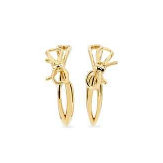 Ferragamo Bow-detail Hoop Earrings