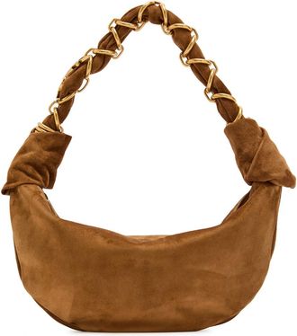 Saint Laurent Suede Hobo bag - Orange - One Size