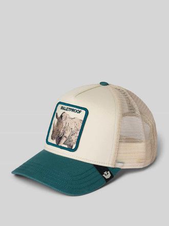 Goorin Brothers Trucker Cap mit Stitching Modell Bulletproof in Stein, Gr&ouml;&szlig;e 1