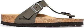 Rohde Groene Alba Sandaal - Synthetisch & Su&egrave;de - Dames - Slippers - Groen - 40 EU - Su&egrave;de - Schoenen