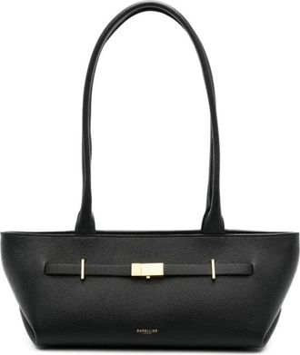 DeMellier New York Shoulder - Dames - Schoudertassen - Zwart - ONE Size - Katoen - Tassen