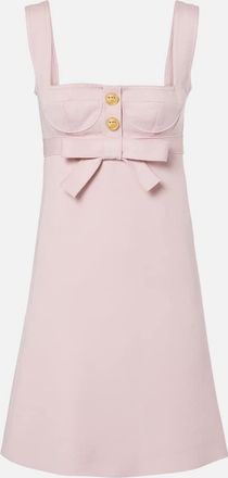 Giambattista Valli Bow-detail crepe minidress