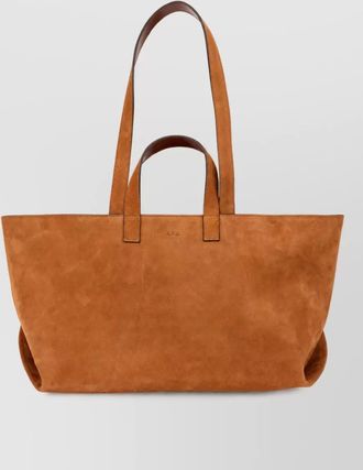 A.P.C. axelle suede tote bag