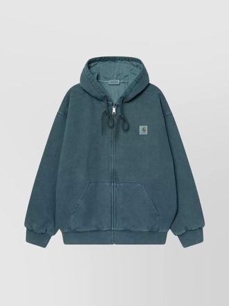 Carhartt Work in Progress hooded jacket with ribbed cuffs and hem