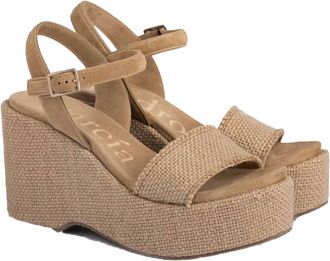 Pedro Garcia Womens Delina Wedge In Natural