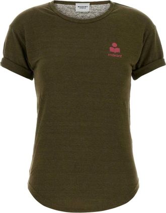 Isabel Marant T-Shirts, female, Green, Size: XS Koldi T-shirt
