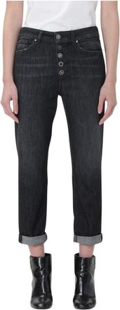 Dondup Dames, Jeans, Zwart, Maat: W25 Katoen