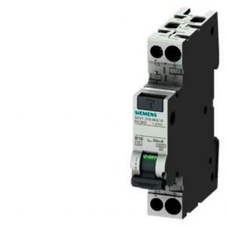 SIEMENS Mtd Switch 16a 1 Modulo 1+n 6ka 30ma Ac 5sv13161kk16