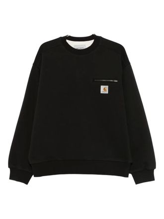 Carhartt Work in Progress zip-pocket sweatshirt - men - Cotton/Polyester - S - Black
