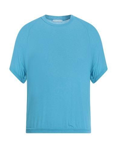 Tシャツ・カットソー DANIELE FIESOLI Men T Shirts SE1200 0042 BLUE Daniele Fiesoli T-shirt dry cotton blue - DANIELE FIESOLI