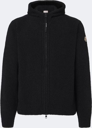 Moncler Sudadera con capucha de boucl&eacute; en mezcla de lana