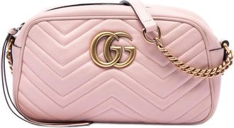 Gucci Pre-owned Gucci Small GG Marmont Matelasse Calfskin Crossbody Ladies IF4O7EYT9XL8KTDK
