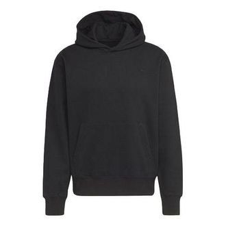 adidas originals Embroidered Small Label Solid Color Sports Black HF6373