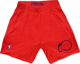 Mitchell & Ness x Los Angeles Clippers 2012 shorts met print - Rood