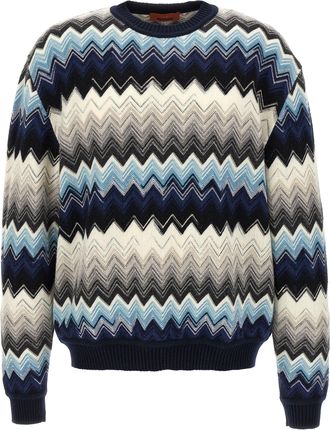 Missoni Multicolor Wool Mens Cardigan