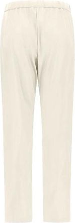 Herno Broeken, Dames, Wit, 2Xl, Polyester, Casual Broeken