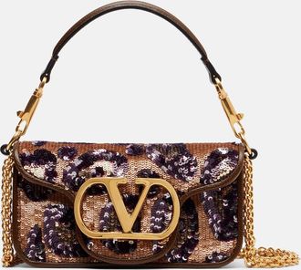 Valentino Garavani Loc&ograve; Small leather top-handle bag
