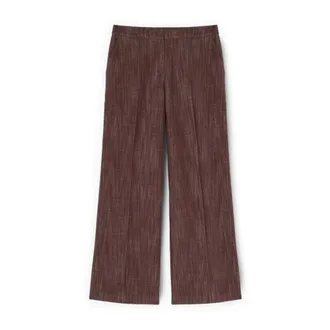 Motivi Broeken, Dames, Bruin, 2Xs, Katoen, Wide Broeken
