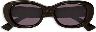 Gucci Occhiali da sole GG - Marrone