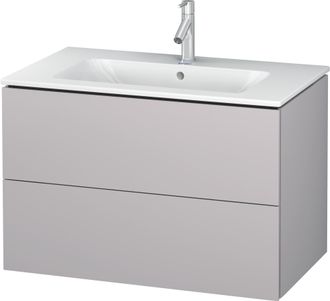 Duravit Duravit L-cube Mueble De Pared, Ancho 820mm, Profundidad 481, 2 Cajones, Se Ajusta A Las Necesidades Del Cliente. Art&iacute;culo 233683, Color: Blanco Lila 