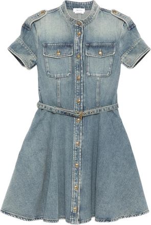 Alexander McQueen Denim Mini Dress