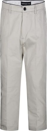 Department Five Chinos Crop Broek - Heren - Straight fit broeken - Beige - W34 - Katoen - Broeken