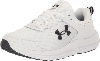 Under Armour Mens Charged Assert 10, (102) White/Black/Black, 12 X-Wide