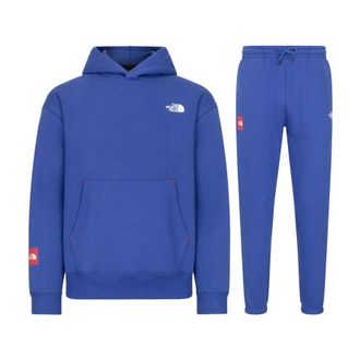 The North Face Heren U Axys Hooded Trainingspak Set Blauw