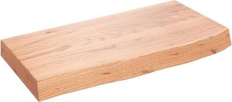 vidaXL Estante pared madera roble tratada marrón claro 60x30x(2-6) cm vidaXL