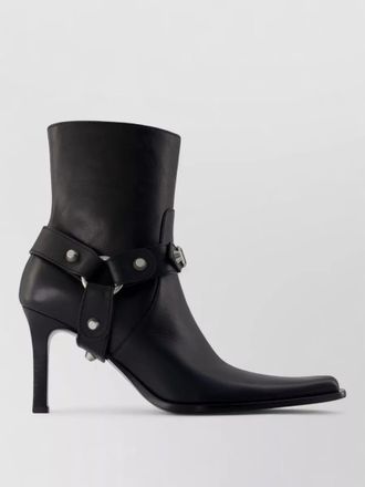 Balenciaga leather ankle boots