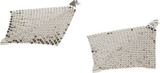 Paco Rabanne Diamond Pattern Perforated Earrings