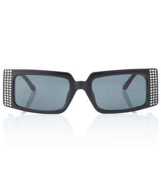 Magda Butrym Crystal-embellished square sunglasses