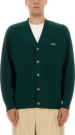 Drôle de Monsieur Cardigan With Logo Embroidery-Uomo