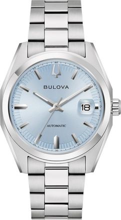 Bulova Surveyor Mens Silver Watch 96B469 Stainless Steel - One Size
