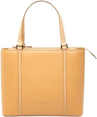 Burberry Pre-owned Tote Bag - Dames - Vintage Handtas - Beige - ONE Size - Leer - Vintage