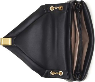 Lanvin Schoudertas met omslag - Zwart