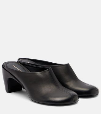 Dries Van Noten 65 leather mules