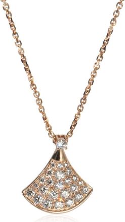 Bulgari Pre-Owned BVLGARI Rose Gold Diamond Divas Dream Necklace