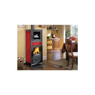 Nordica Stufa Legna C/forno 9.1 Kw Rossella Plus Evo Bordeaux