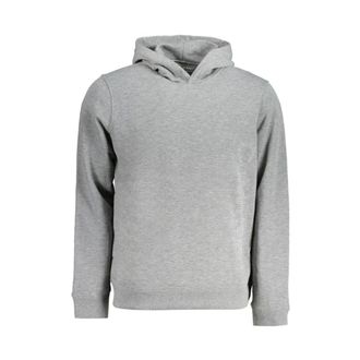 Calvin Klein Heren, Sweatshirts & Hoodies, Grijs, Maat: 2XL Poliester