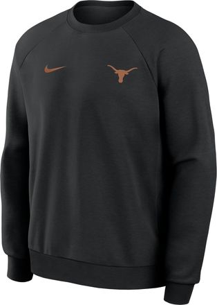 Nike Texas Premium Performance Nike Mens Dri-FIT College Pullover Crew in Black | 03EK00ATXE-BXN